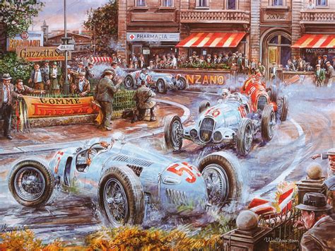 Vaclav Zapadlik Classic Car painting | Car painting, Art cars ...