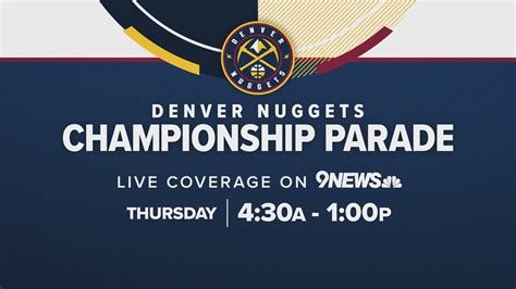 Denver Nuggets victory parade planned for Thursday | 9news.com