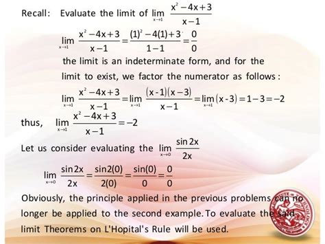 Lesson 16 indeterminate forms (l'hopital's rule)