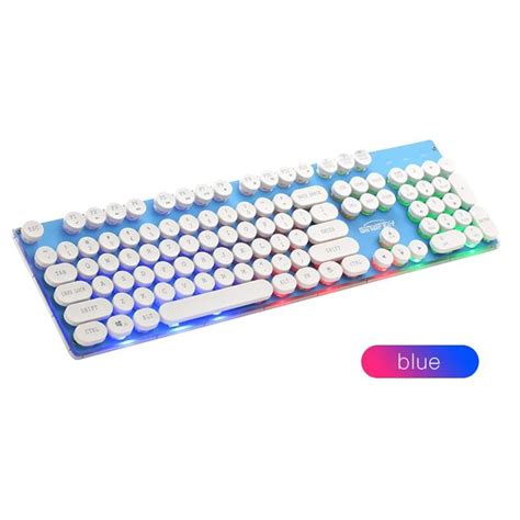 Colorful Crack LED Illuminated Backlight Keyboard USB Wired Rainbow ...