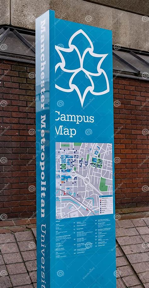 Campus Map of Manchester University - MANCHESTER, UK - AUGUST 15, 2022 ...