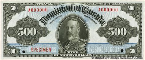 500 Dollars (Dominion of Canada) - Canada – Numista