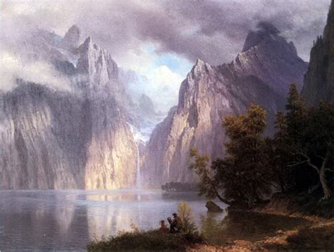 Bierstadt Albert Scene in the Sierra Nevada — Albert Bierstadt