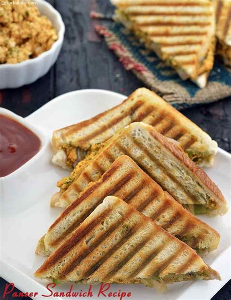 paneer sandwich recipe | grilled paneer sandwich | Indian style paneer sandwich