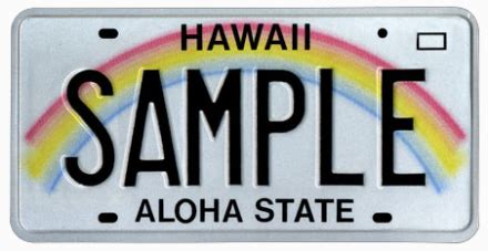 Hawaii License Plate Lookup | HI Plate Number Check