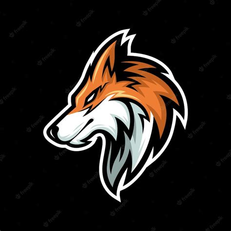 Premium Vector | Fox sports logo mascot template