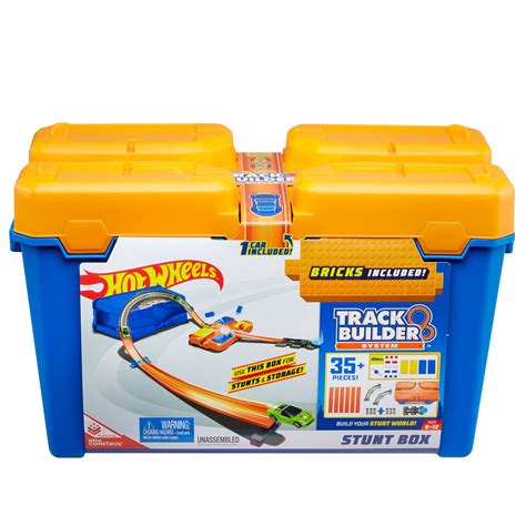 Hot Wheels Track Builder Stunt Box - Walmart.com - Walmart.com