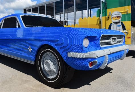 A true blue classic: Life-size 1964 Ford Mustang built out of Lego ...