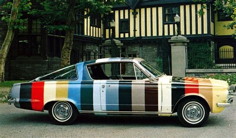 Just A Car Guy: Barracuda paint colors, the best kind of display I ...