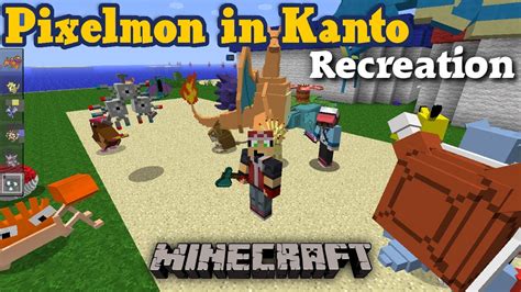 Pokemon Kanto Map Recreated and Optimized for Minecraft 1.8+ and Pixelmon 4.0+ - YouTube