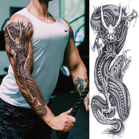 Dragon Sleeve Tattoos