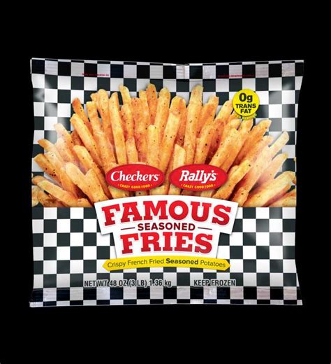 Checkers / Rally's Famous Seasoned Fries, 48 oz (Frozen)