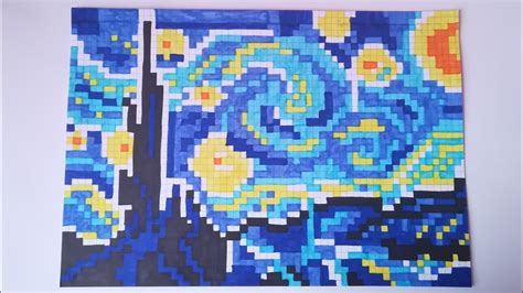 Un ami Apprivoiser Déteste van gogh pixel art À lintérieur Rituel fluctuer