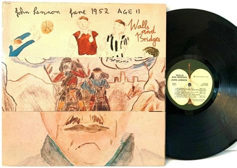 John Lennon Walls and Bridges Apple SW-3416 [with Booklet] LP Vinyl ...