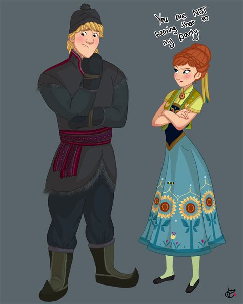 Anna and Kristoff - Frozen Fever Fan Art (38082119) - Fanpop