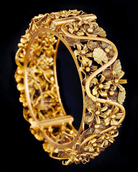 Latest Broad Gold Bangle Designs