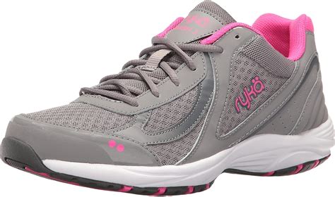 Ryka Women's Dash 3 Walking Shoe, Grey/Pink, 8 W US | Walmart Canada