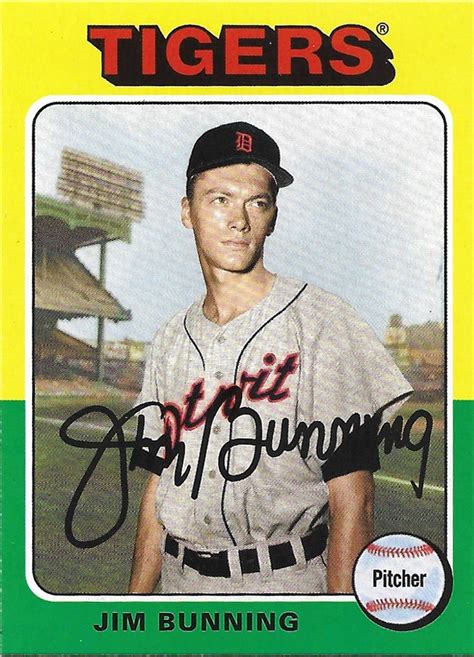 Jim Bunning 2019 Topps Archives #127 Detroit Tigers Baseball Card