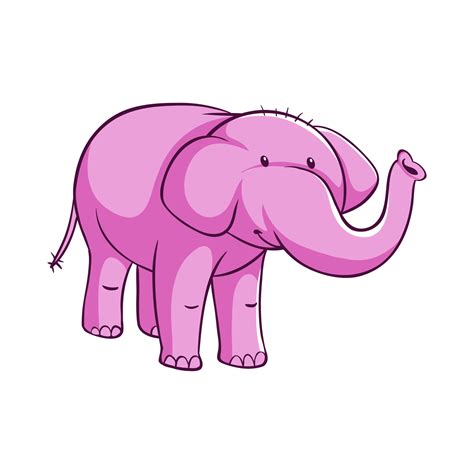 Free Purple elephant cartoon illustration 23354105 PNG with Transparent Background