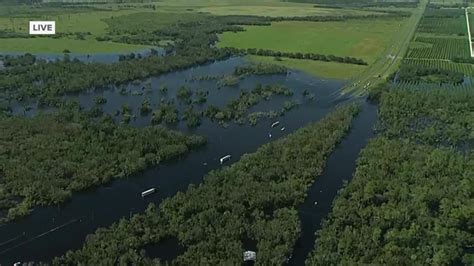 Myakka River flooded after Hurricane Ian