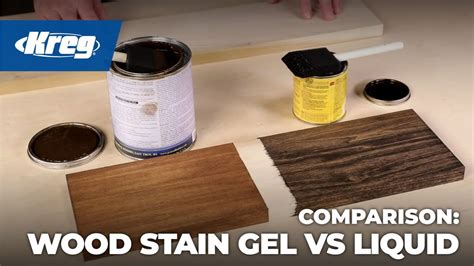 Quick Tip: Wood Stain Gel vs Liquid - What's The Difference? - YouTube