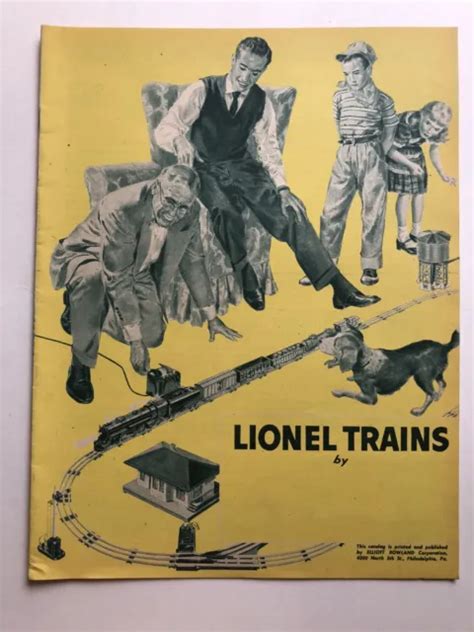 1955 LIONEL MODEL Electric Train Catalog O Gauge 24 pages Mint Condition £6.59 - PicClick UK