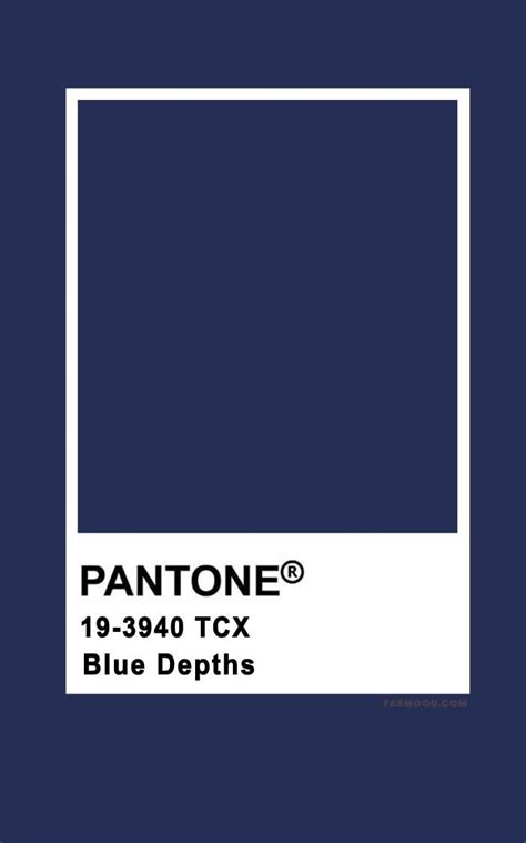 Pantone Blue Depths 13-3940 | Pantone blue, Pantone colour palettes, Pantone palette