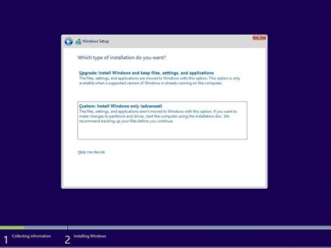 How to: Perform a Custom Installation of Windows - Microsoft Community