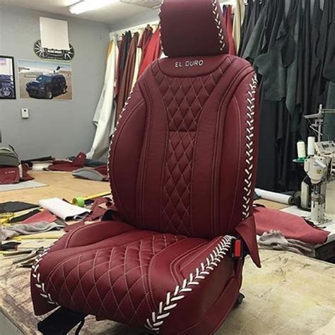 car auto seats diamond stitch pattern baseball custom leather | Car upholstery, Automotive ...