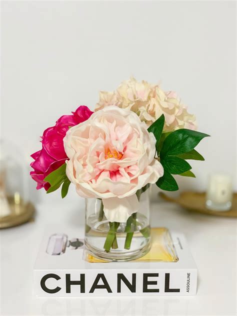 Pink Real Touch Queen Peony Centerpiece – Flovery