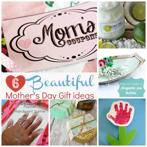 Handmade gift ideas for Mother's Day.