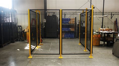 Industrial Safety with WireCrafters’ Woven and Welded Partition Machine Guarding - RapidGuard® II