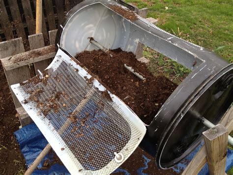 Compost Sifter: Loaded with mostly decomposed compost. | Compost, Diy compost, Garden gadgets