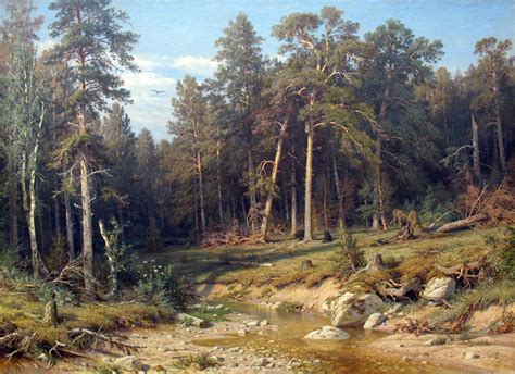 Pine Forest, Ivan Shishkin, Oil On Canvas, 1872 : r/Art