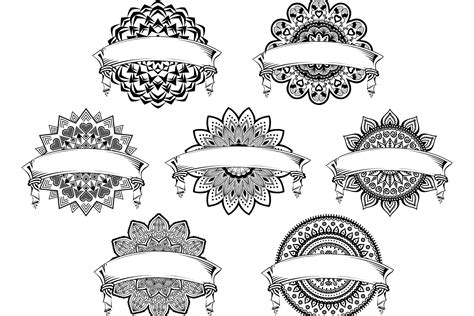 Mandala Examples Svg Silhouette In 2022 Mandala Wall - vrogue.co