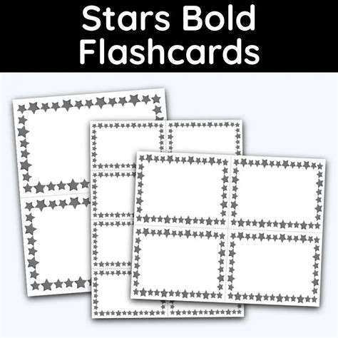 Bold Stars - Flashcards