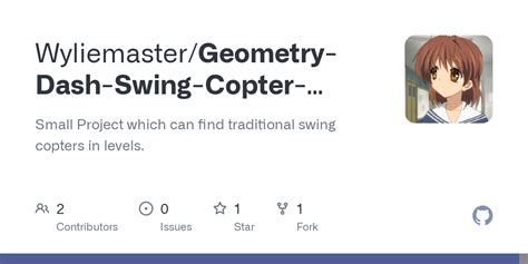 GitHub - Wyliemaster/Geometry-Dash-Swing-Copter-Analyser: Small Project ...