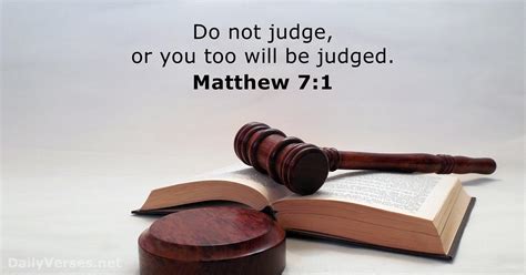 Matthew 7:1 - Bible verse - DailyVerses.net