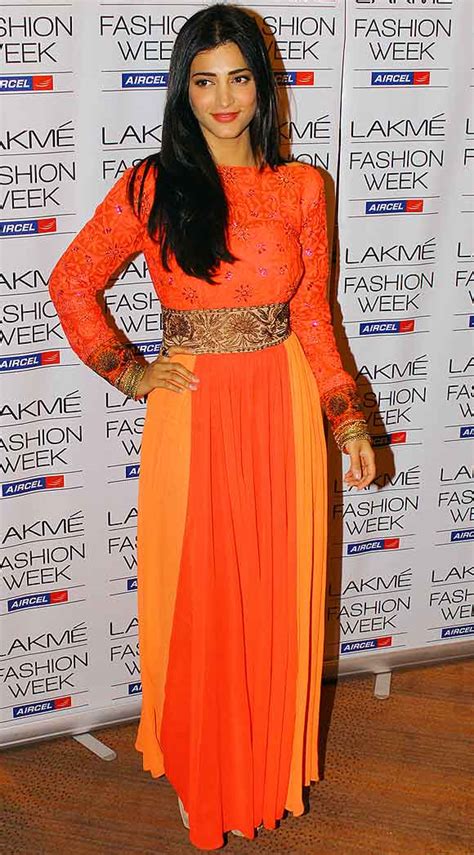 SPOTTED: Shruti Hassan, Hema, Kajol at Fashion Week - Rediff Getahead