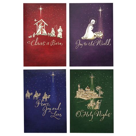 Snapklik.com : Hallmark Image Arts Religious Boxed Christmas Cards Assortment (4 Designs, 24 ...