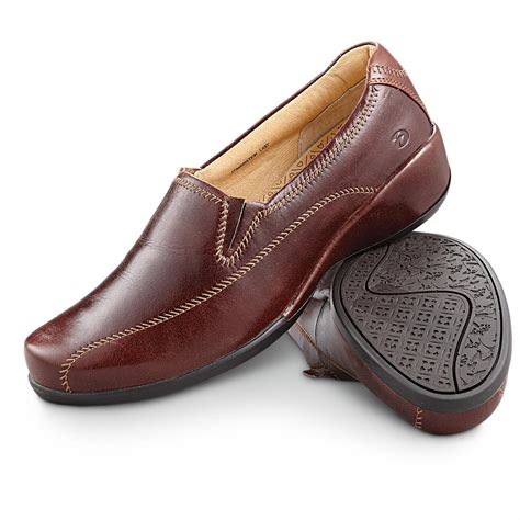 Women's Aravon® Tia Slip - on Shoes, Brown - 281646, Casual Shoes at Sportsman's Guide