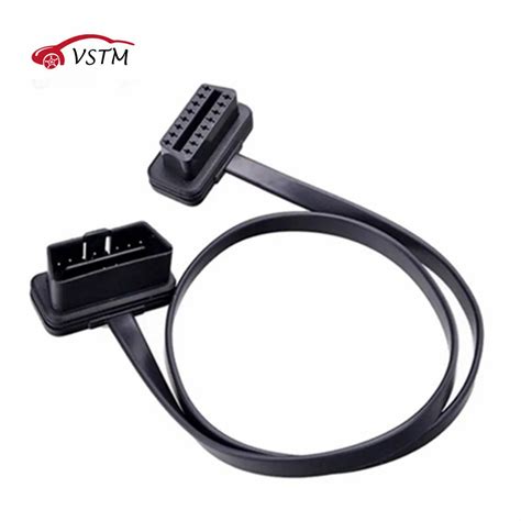 2018 OBD OBD2 16Pin Female Extension Opening Cable Car Diagnostic ...