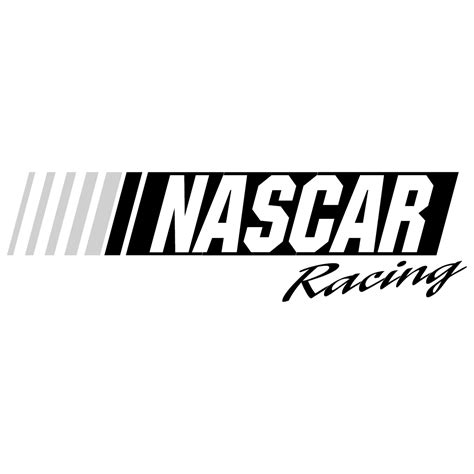 Nascar Racing Logo Black and White – Brands Logos