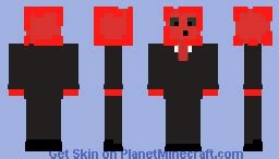 3D red slime Minecraft Skin