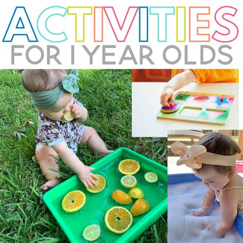 50 Simple Activities for 1 Year Olds - Sarah Chesworth