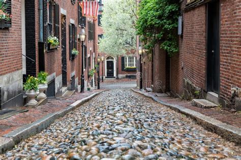 Beacon Hill, Boston, Massachusetts Stock Photo - Image of facade ...