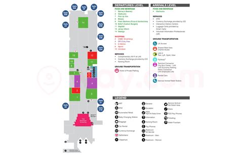 LAX Terminal Map - Complete Guide of LAX Terminals - Way