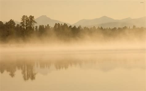 Foggy lake [3] wallpaper - Nature wallpapers - #35936