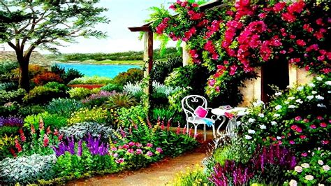 Spring Garden Desktop Wallpapers - Top Free Spring Garden Desktop ...