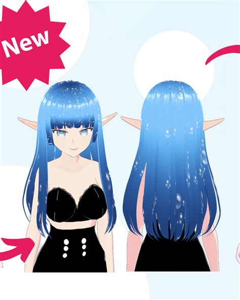 New Vroid Hair and Hair Textures added to my Booth shop! : r/VRoid